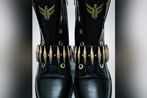 black shoes