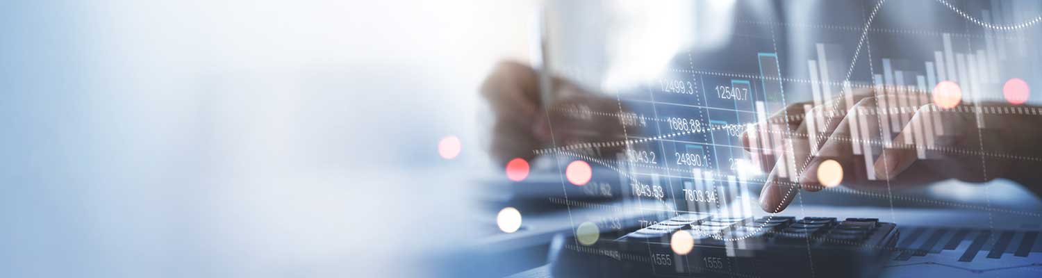 person working with data