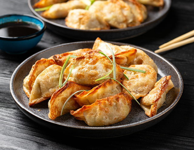 crispy dumplings