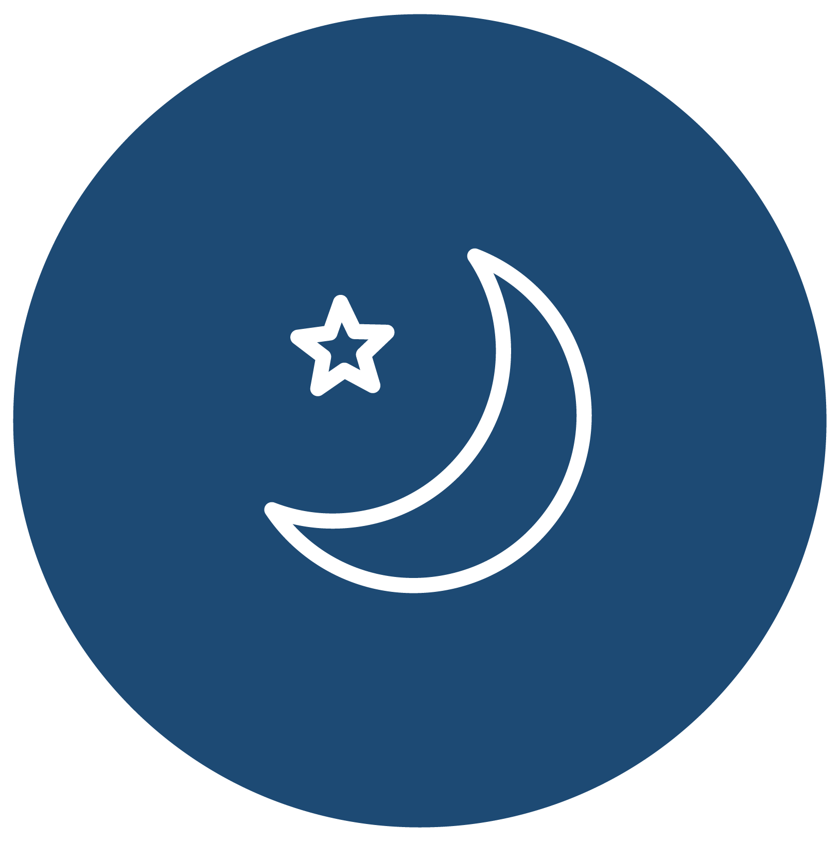 Evening learning icon