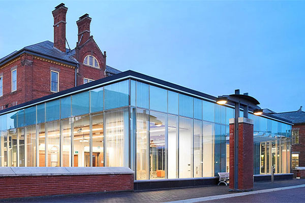 exterior shot of the cfe building