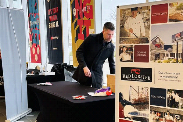 Red Lobster booth at event