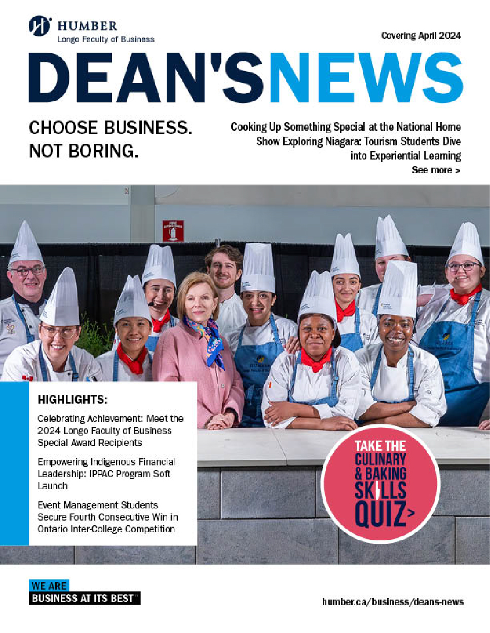 Deans Newsletter April 2024 Cover