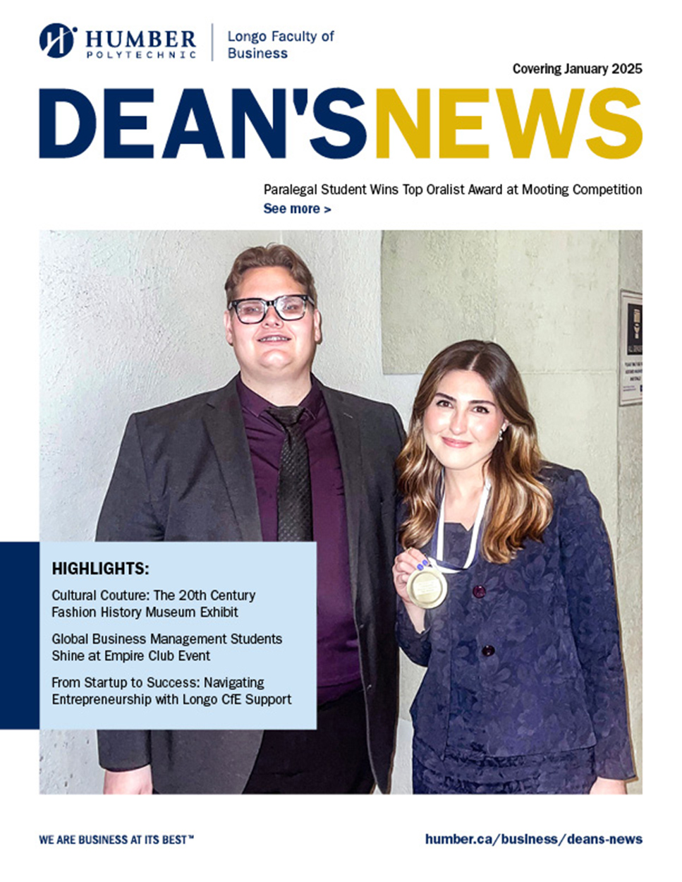 Deans Newsletter December 2024 Cover