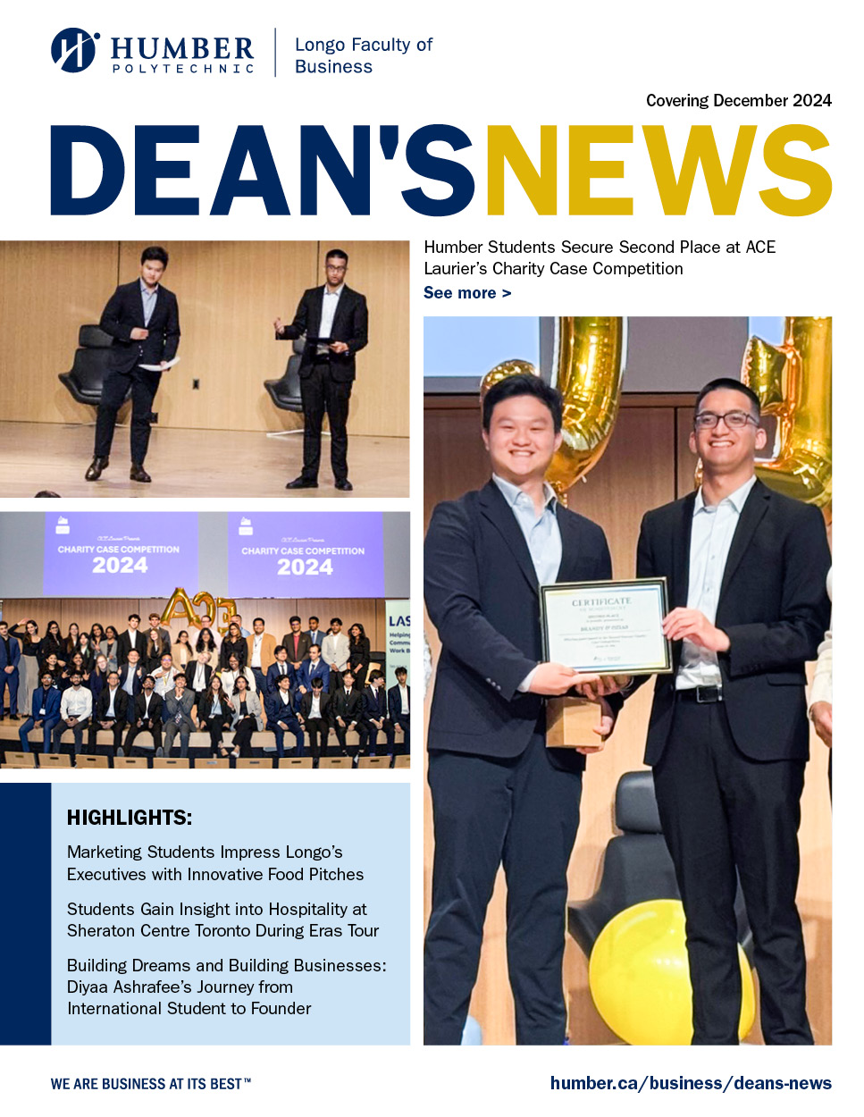 Deans Newsletter December 2024 Cover