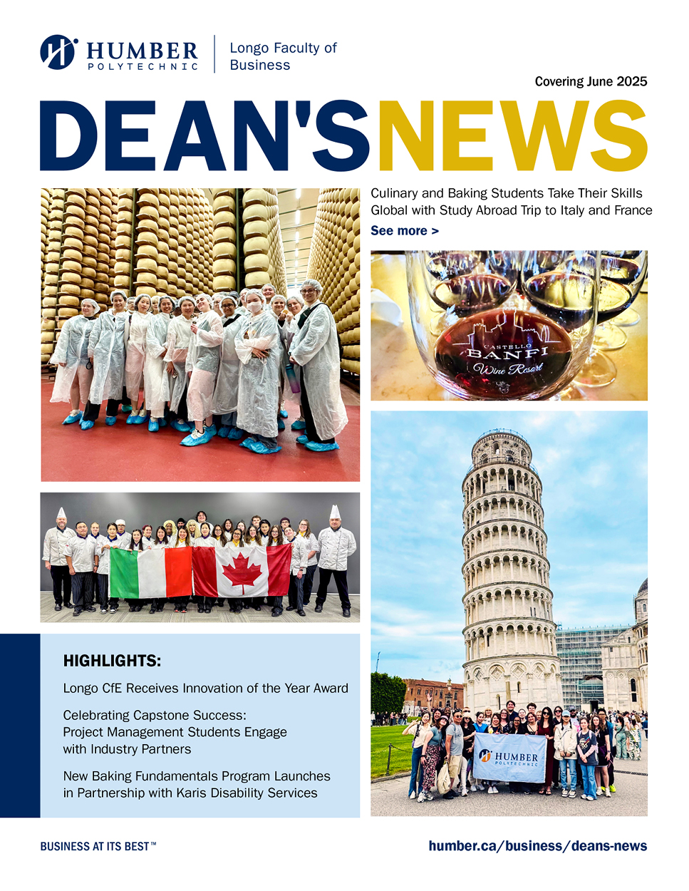 Deans Newsletter June 2025 Cover