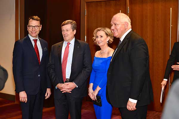 John Tory, Jan De Silvia and others at Board of Trade Dinner