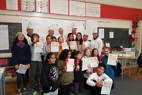 Humber Chefs and Fern Ave Public School students