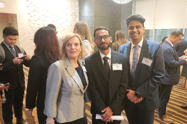 Alvina Cassiani and Pranay Somani at the 41st Canada Arab Business Forum and Gala