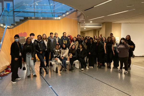 fashion students at the Bata Shoe Museum