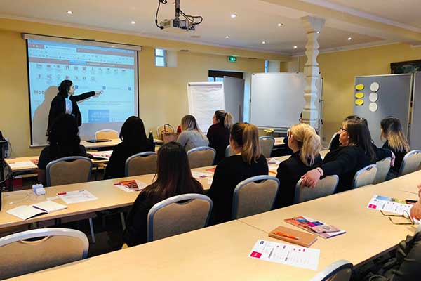 Students in a class