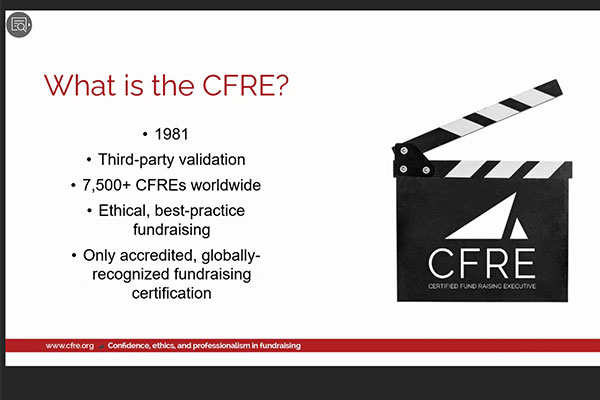 Slide from the CFRE presentation