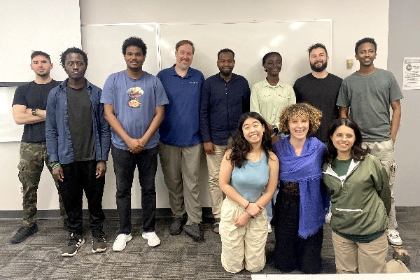 International Development students with Kirk Lilwall