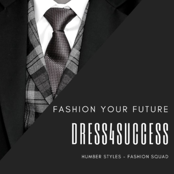 Dress for Success flyer - tuxedo