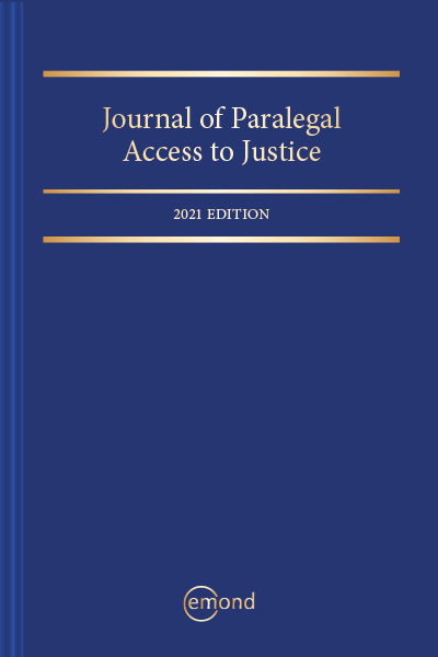 Journal of Paralegal Access to Justice book cover