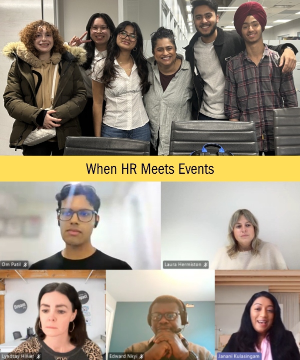 HR and Event Management students