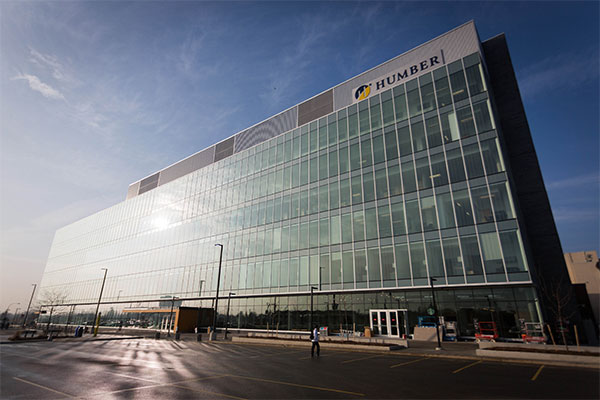 exterior shot of Humber college