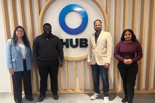 A group of Insurance Management graduates at HUB Insurance