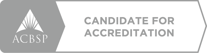 Accreditation Council for Business Schools and Programs (ACBSP) candidate for accreditation logo
