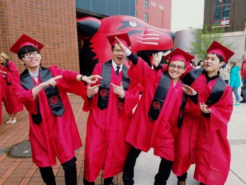 ningbo graduates at davenport graduation