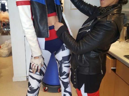 Fashion model and student