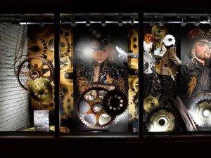 Steampunk Window Display