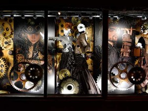 Steampunk Window Display