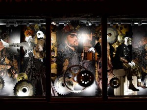 Steampunk Window Display