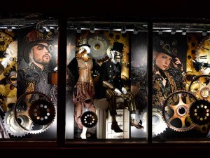 Steampunk Window Display