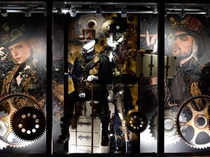 Steampunk Window Display
