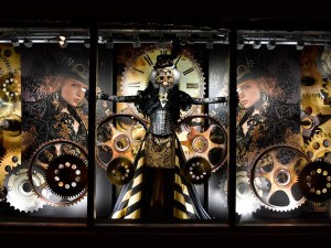 Steampunk Window Display