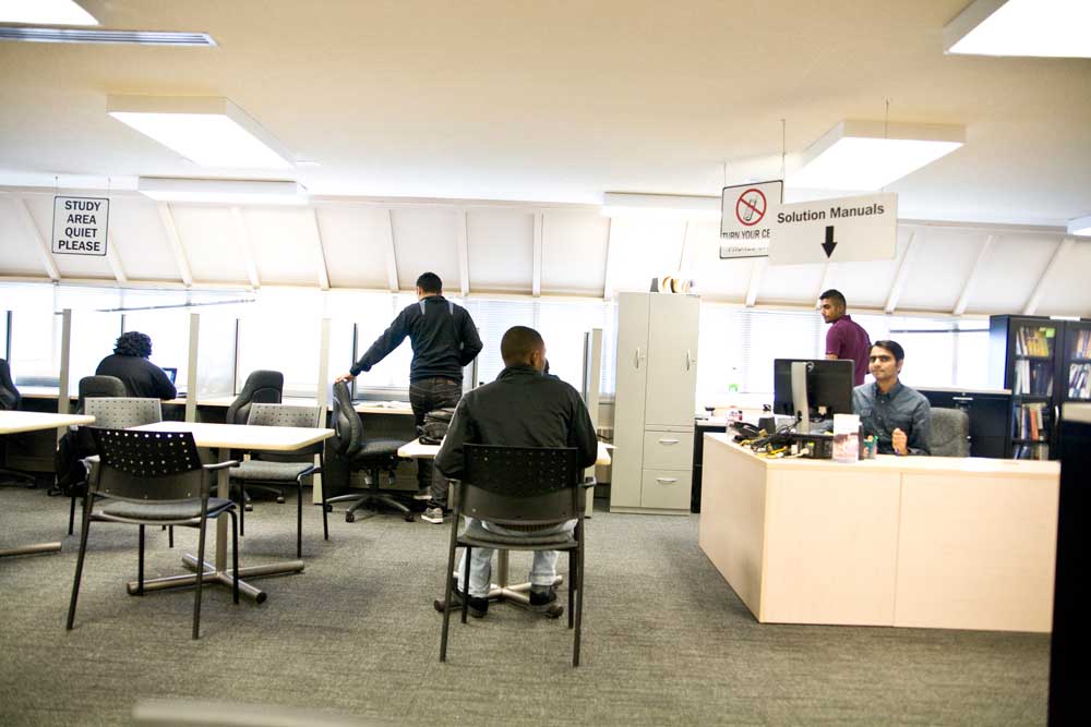 students in the accounting centre