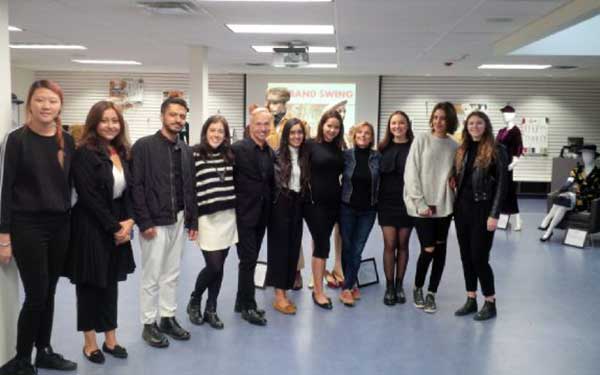 Students at 100 Years of Fashion Event