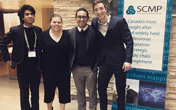 Students at SCMA Student Case Competition