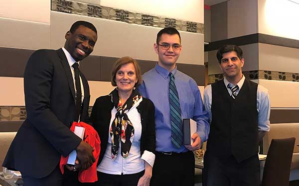 Accounting Competition Winners with Dean