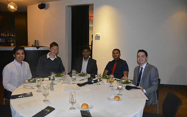 Students at Carleton Invitational 