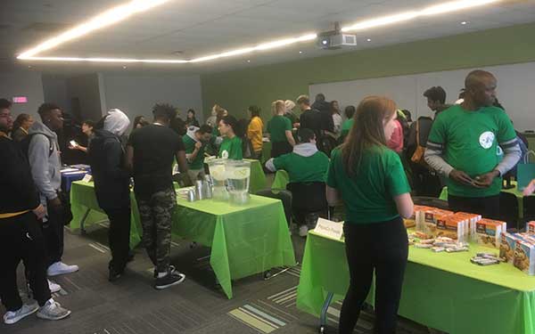Hospitality Students at Health and Wellness Event