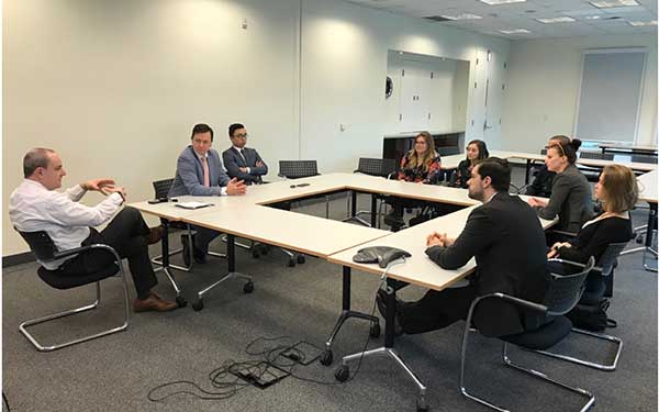 Students brainstorming ideas at Miele