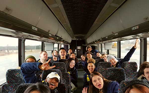 OCMC riding in bus