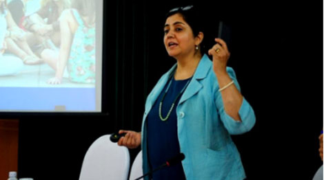 Parveen teaching