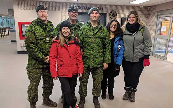 Students with military 