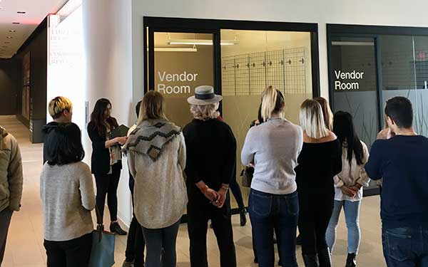 Business Students Tour TJX Canada Home Office 