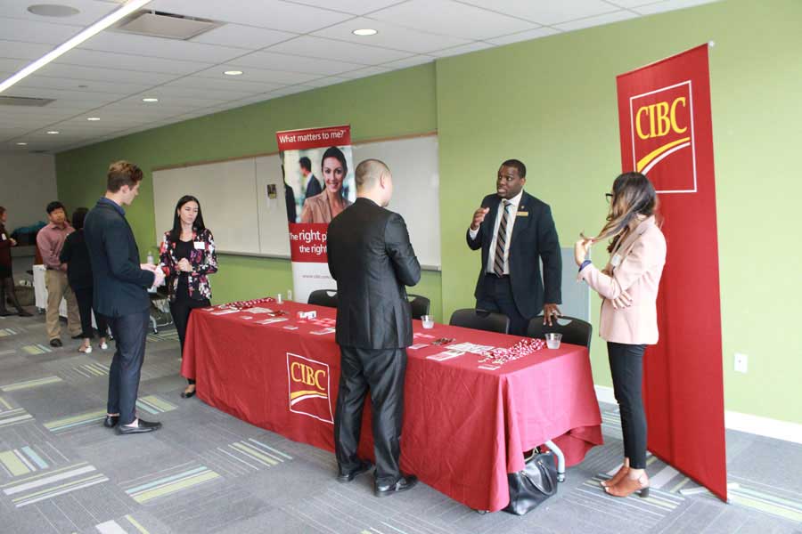 Banking and Finance Networking booth