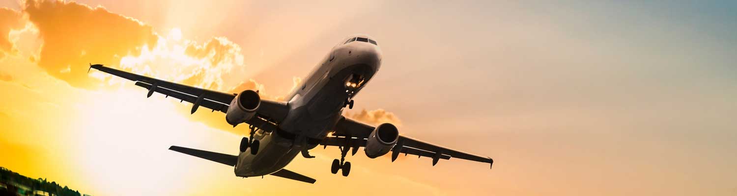 Airplane taking off